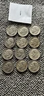 Lot Of 12 Silver Dimes 1964 And Earlier Various Conditions 90% Silver