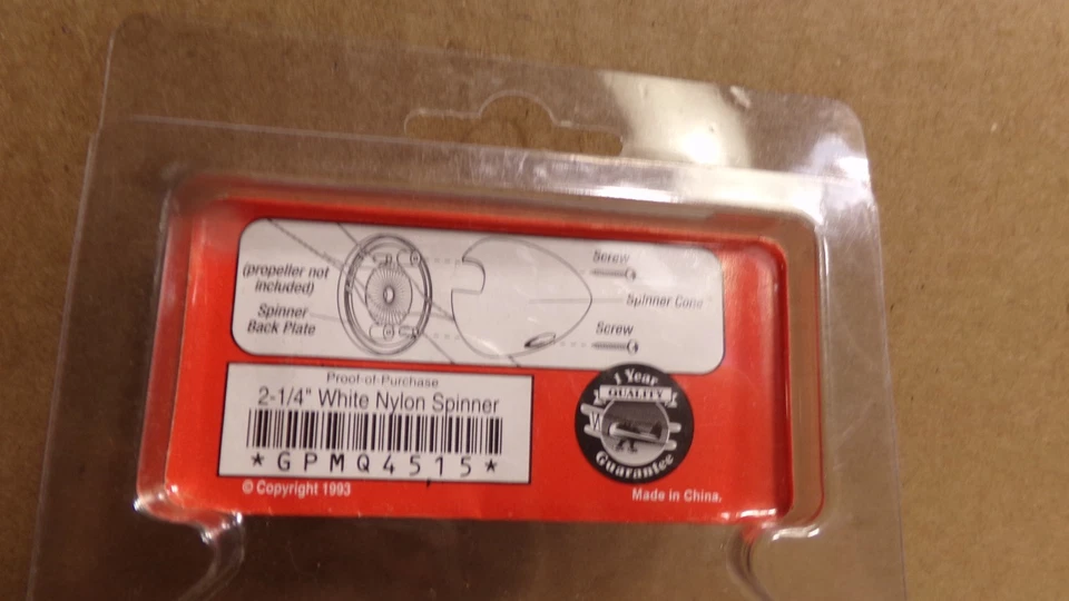 Great Planes 2-1/4" 57mm Nylon Spinner 1/4" Eixo Para Avião de Controle Remoto #GPMQ4515 - Imagem 3 de 3