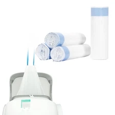 DOEL 60 Count Drawstring Cat Litter Bags for Most Auto Self-Cleaning Litter B...