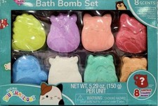 Squishmallow Bath Bomb Set 8 Count with Surprise Charms NEW IN BOX