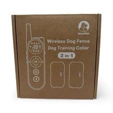 MIMOFPET Wireless Electric Dog Fence for 2 Dogs 25FT-3500FT Training Collar NIB