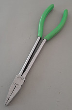 Snap On Tools 609CP GREEN Long Extended Reach DUCK BILL Needle Nose Pliers 606