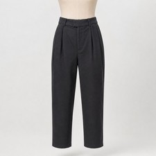 Everlane The Tencel Way Hight Tapered Pleated Pants Size 0 Black Womens Trousers