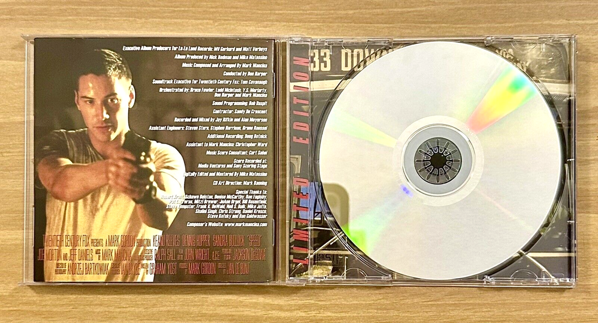 CD ~ Speed ~ Soundtrack ~ Limited Edition Of 3000 ~ 32 Tracks