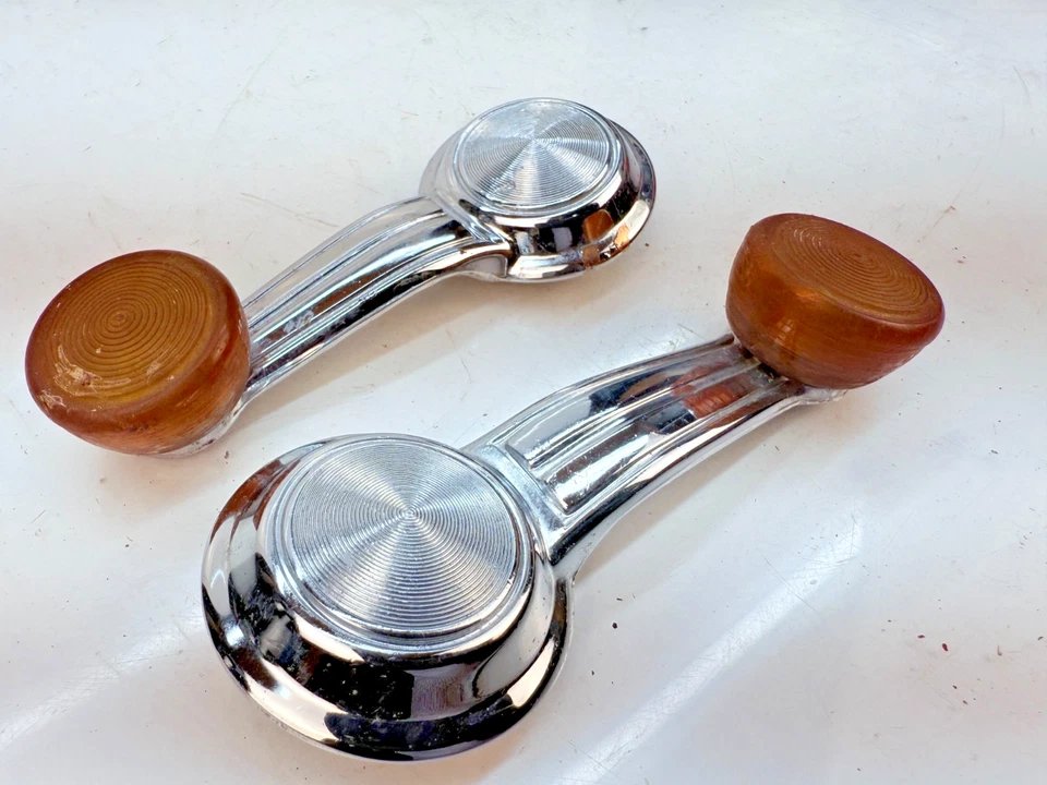 Manivela de ventana de puerta Corvette 1967-1981 GTO Chevelle Impala Cutlass B79-10 Foto 2 de 4