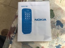 New Old Stock English Nokia 100 Mobile Phone User Guide Manual
