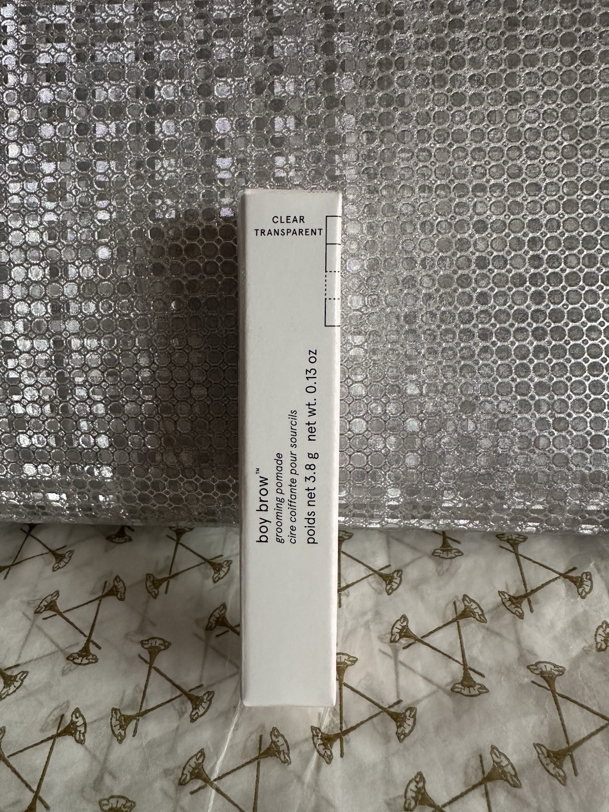 Glossier Boy Brow Grooming Pomade 3.8g - Clear Transparent - New and Boxed