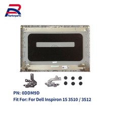 For Dell Inspiron 15 3510 3515 3520 3525 Silver LCD Back Cover w/Hinge 0DDM9D US