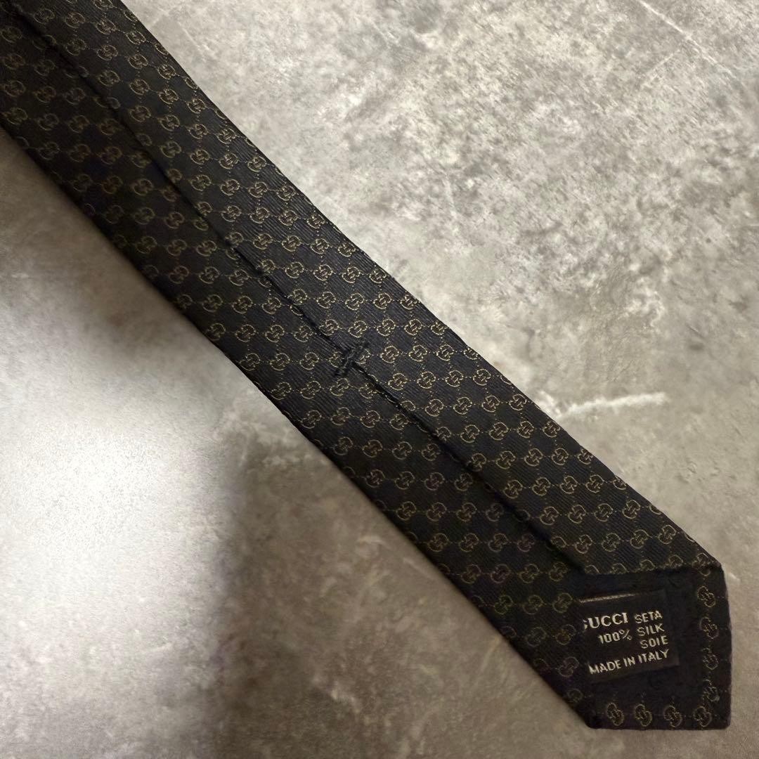 Mint Gucci interlocking GG pattern black tie Men'… - image 6