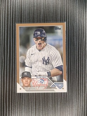 2023 Topps Baseball Harrison Bader #364 Gold 0888/2023 New York Yankees