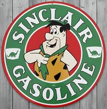 Sinclair Gasoline 8" Diameter Novelty Metal Sign Made In USA