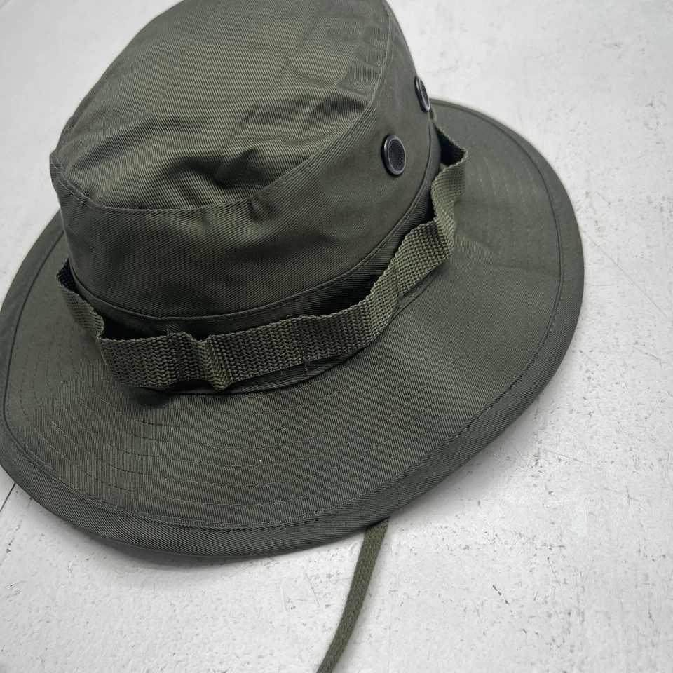 Chapéu militar Rothco verde oliva drab leve Boonie adulto tamanho 6 3/4 novo  - Imagem 2 de 4