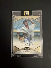 2020 Topps Tier One - Prime Performers Autographs CC Sabathia Auto /80