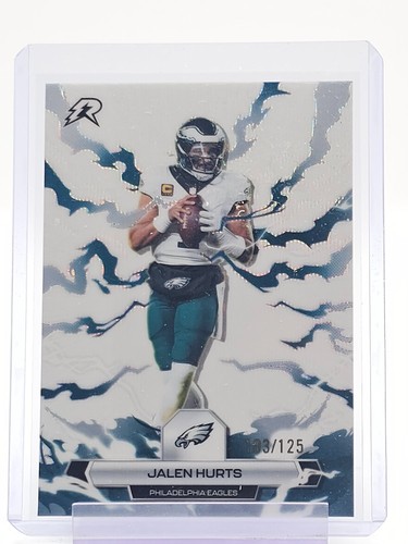 JALEN HURTS 2025 TOPPS RESURGENCE FOOTBALL WHITE SURGE /125 #79 EAGLES Q5939