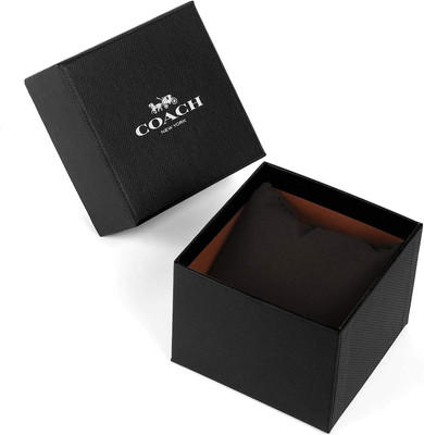 Coach Watch PERRY 14503333 Women\'s Black COACH 14503333 Perry 36mm Black Leather Watch with BK Dia  main image 4