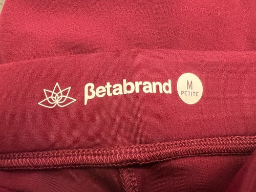 Betabrand Pants Womens PM Burgundy Dress Sailor Straight Career Casual Travel - Picture 4 of 5