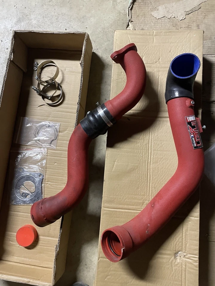 Injen Injen SES Wrinkle Red Intercooler Pipes*Injen SES Intercooler Pipes - Image 2 of 3