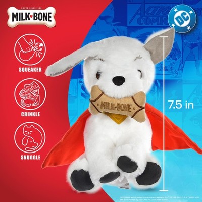 DC Comics Superman Krypto The Superdog Plush Dog Toy – 7.5 Inch