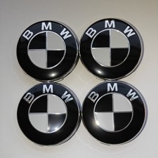 4x Radnabenkappen Felgendeckel Für BMW Nabendeckel 68mm Nabenkappe Radkappe