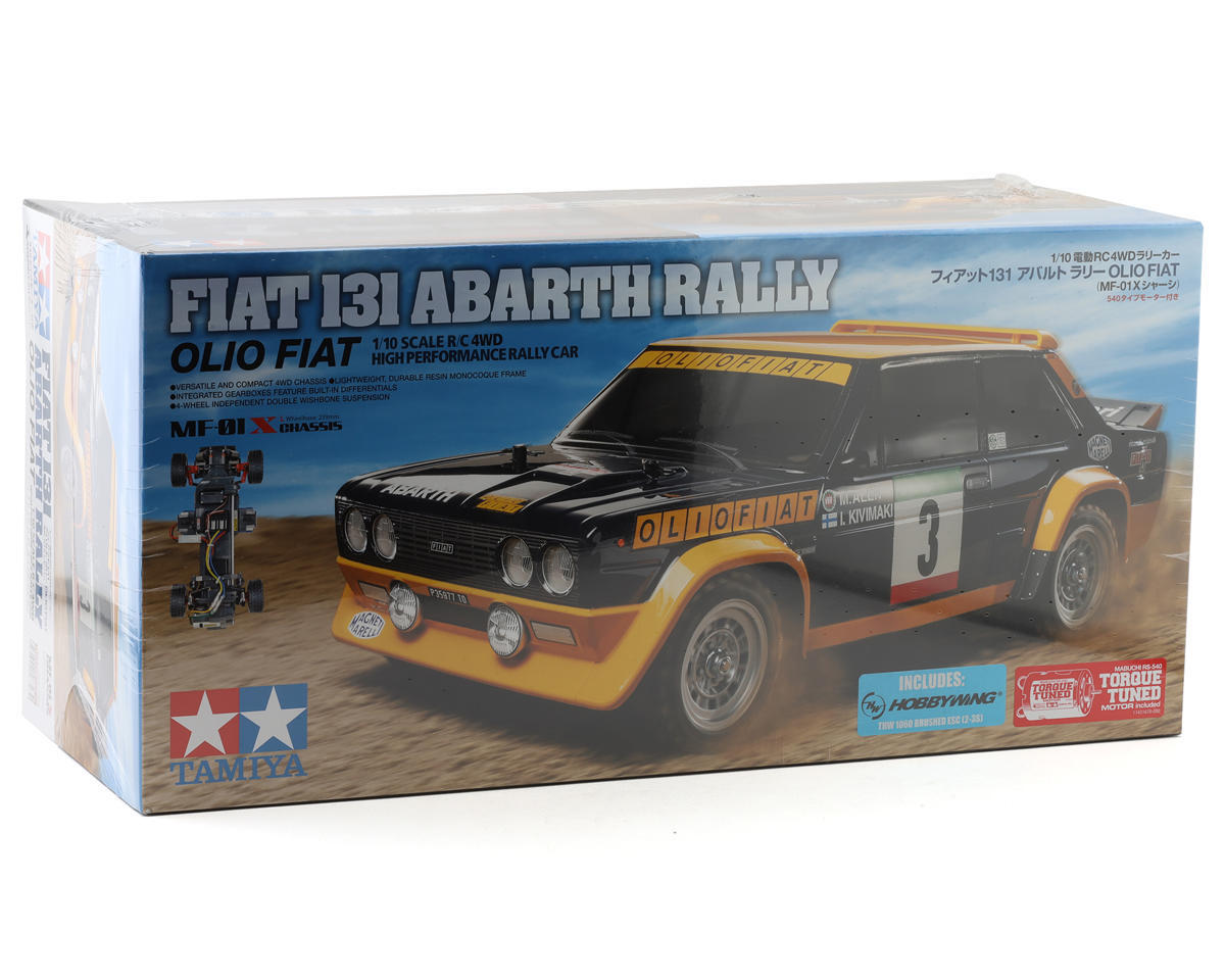 Shin じいちゃん タミヤ FIAT 131 ABARTH RALLY Tamiya Fiat 131 Abarth Rally Olio 1/10 4WD Electric Kit (MF