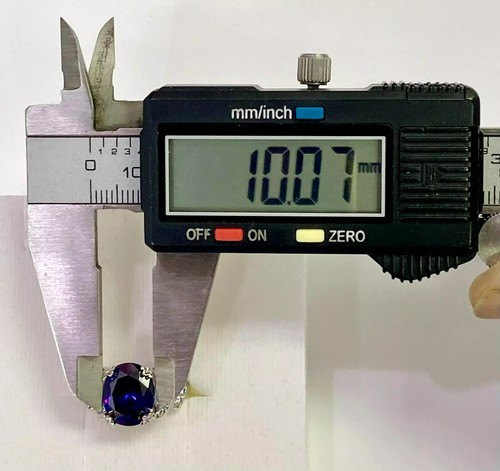 HSN Absolute Sterling 2.00cttw Simulated Tanzanite & Cubic Zirconia Ring Size 6 - Picture 9 of 15