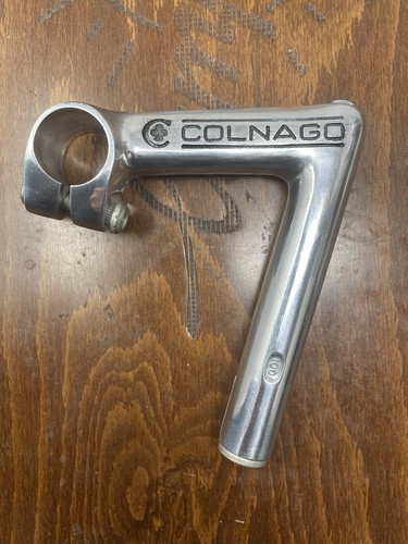 Vintage 3TTT Colnago Tricolour Panto Silver Quill Stem 100mm Rare Nice A - Picture 7 of 8