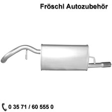 Endschalldämpfer Auspuff hinten für Ford Escort 1.6 GT neu a*