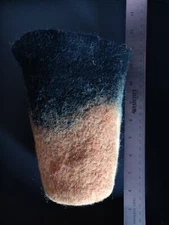  Handmade Felted Wool Vessel Decorative Vase  Bowl Multi Color 