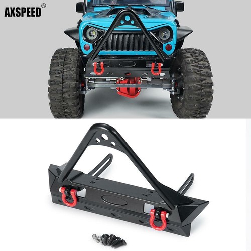 AXSPEED 1Stk Metall Front Bumper Stoßstange für 1:10 Axial SCX10 90046 Trx-4 etc - Bild 1 von 9