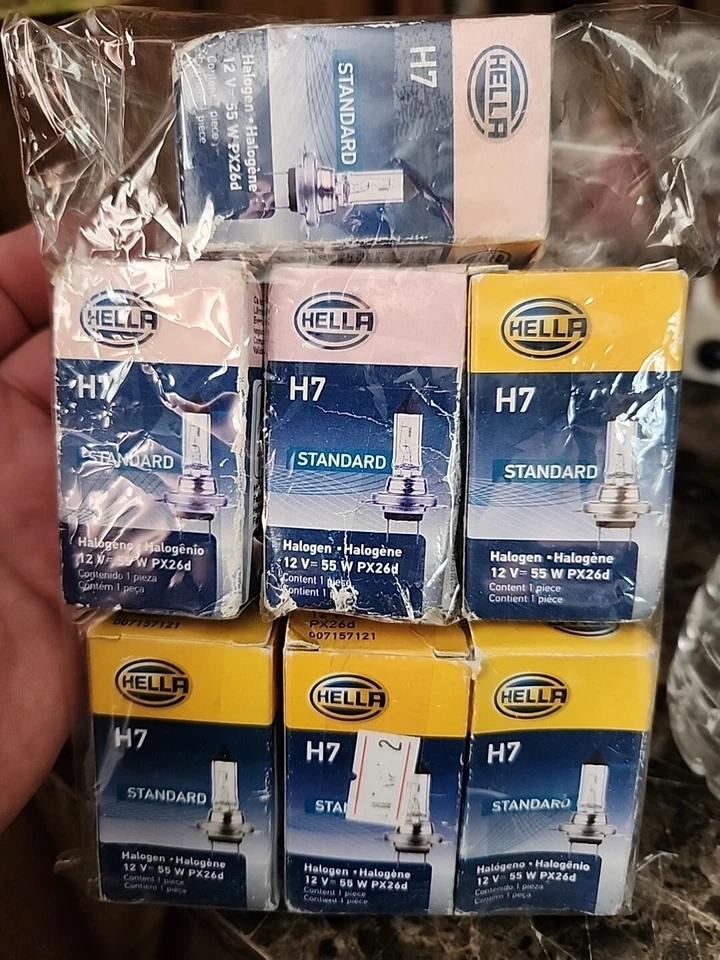 Juego de 7 faros Hella H7 Foto 3 de 3