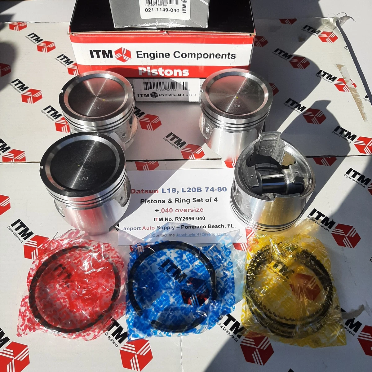 Las mejores ofertas en Anillos ITM Engine Components Pistons