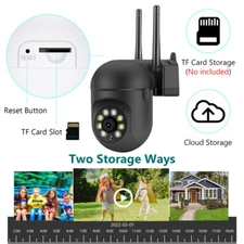 1080P 4x Wireless Security Camera System Smart outdoor 5G Wifi Night Vision Cam
