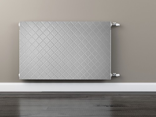 Silver Diamond Upholstered - Magnetic Radiator Cover - Radwrap