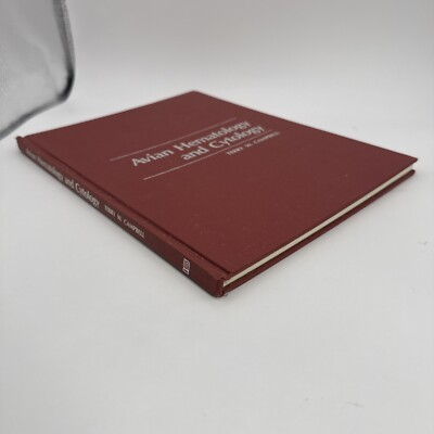 #ad #ad Avian Hematology amp; Cytology Manual Terry W Campbell 1988 1st Ed Hardcover $50.00