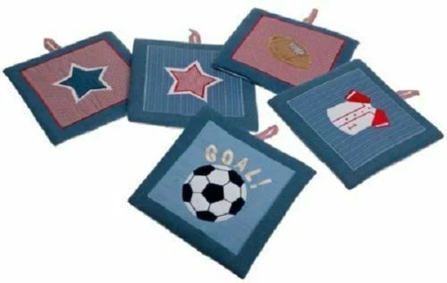 Nuevo Corderos e Hiedra 5 Piezas Colgante de Pared Todas las Estrellas Bebé Guardería Arte Decoraciones Cuna  Foto 3 de 3