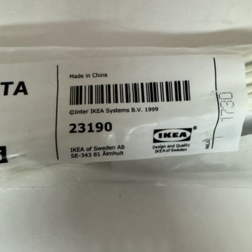 New Sealed Ikea ANSLUTA Intermediate Connection Cord, 79" White 601.199.25 - Picture 3 of 5