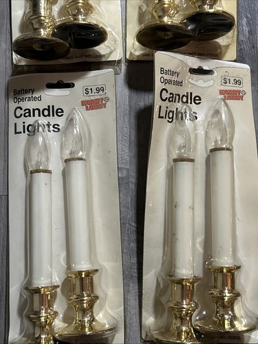 4 SETS OF CANDLE LIGHTS Christmas- Battery Operated 2002 W2 - Picture 2 of 4
