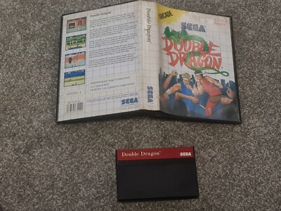 VINTAGE 1988 SEGA MASTER SYSTEM - DOUBLE DRAGON GAME 