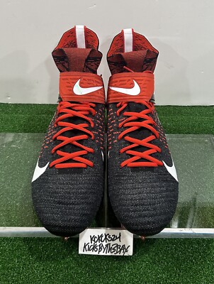 Size 11 Nike Alpha Menace Elite 2 Football Cleats Red Black  display picture 2