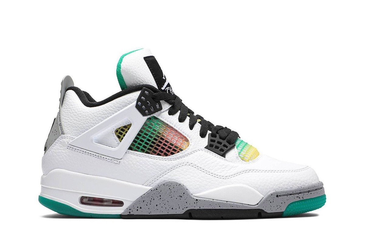 靴 Nike Air Jordan 4 Retro WMNS Air Jordan Wmns Air Jordan 4 Retro 'Rasta' AQ9129-100 Shoes | eBay