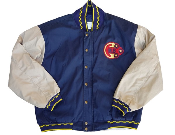 Vintage Memphis Blues Varsity Bomber Jacket Womens Sz 18 Large Full Zip 