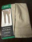 Banana Republic Mens Flat Front Pants Timber Wolf Khaki  38x 30 Slim Fit NIP — photo 3