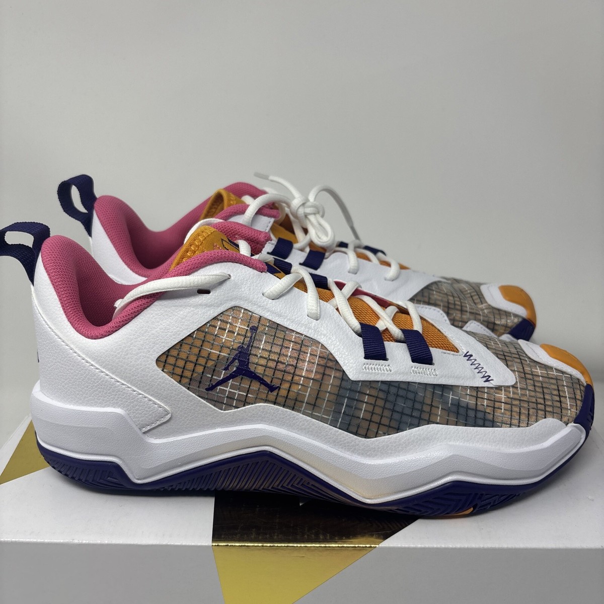 Nike Air Jordan One Take 4 White/Gold/Purple Lakers 