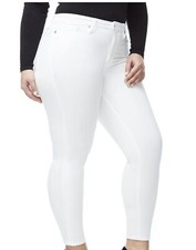 Good American Good Legs High Rise Crop Skinny- NWT- White- Size 22