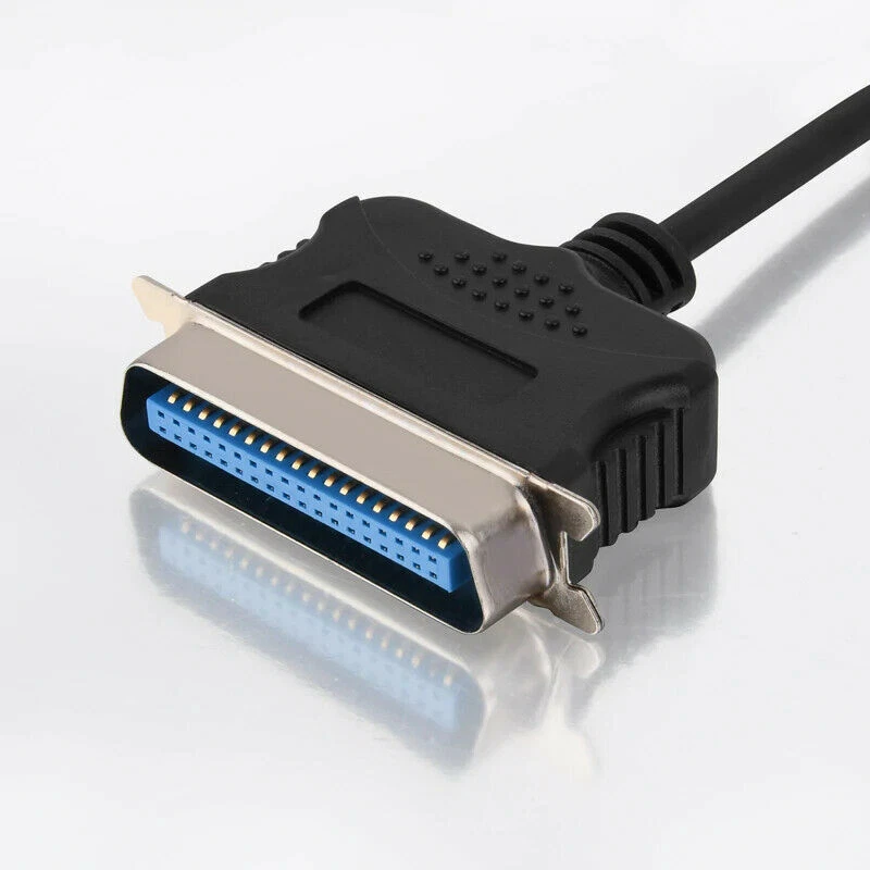 USB-A 2.0 Male to IEEE 1284 36 Pin DB36 Parallel Cable for Printers 1.5M - Image 3 of 4