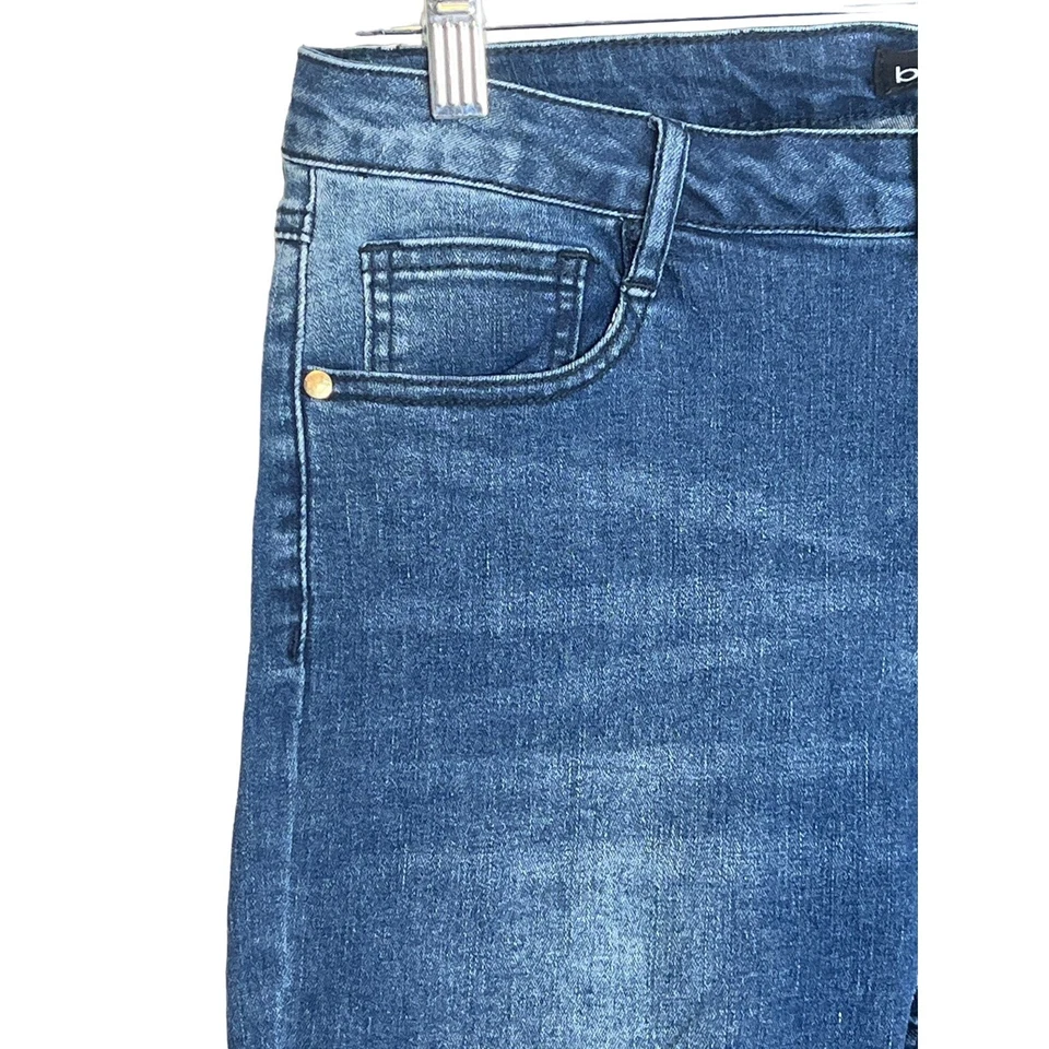Pantalones Cortos Bebe Para Mujer Talla 30 Medianos Azul Jean Elástico Denim Tiro Alto Bermudas Casua Foto 4 de 4