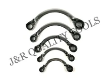 5 Piece 12 Point Metric Reversible Half Moon Double Box Ratcheting Wrench Set