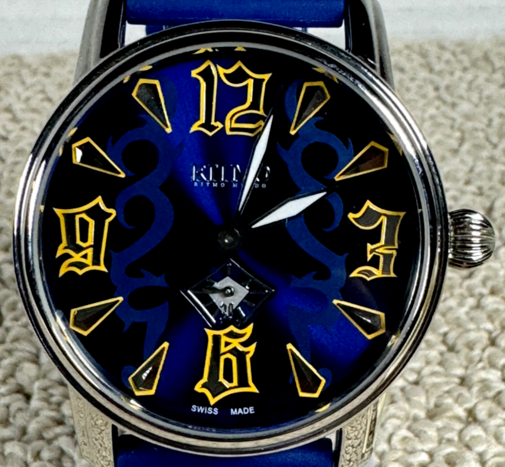 Ritmo Mundo Swiss Made Watch Persepolis Swiss Automatic Orbital Case Dual Time Zone Model  main image 2