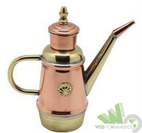 OLIERA ARTIGIANALE TRADIZIONALE DOSATORE OLIO RAME 0.5 LT 500 ML OLIVARI NAPULE'