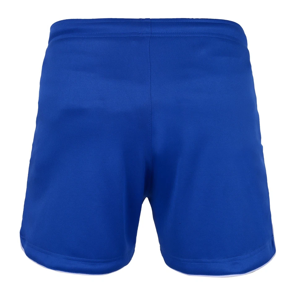 DEFY NUEVO HOMBRE ENTRENAMIENTO GIMNASIO ENTRENAMIENTO DEPORTES CORRER CASUAL FITNESS PANTALONES CORTOS AZULES Foto 4 de 4